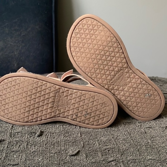 Oshkosh RoseGold Gladiator Sandal Toddler Girl Size 11 - Picture 4 of 4